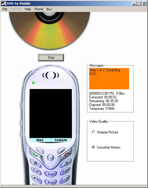DVD to mobile (Smartphone Edition)
