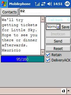 Triton Pocket PC Phone application
